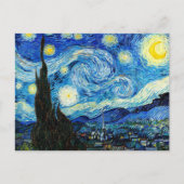 Die Sternennacht von Vincent Van Gogh Postkarte (Vorderseite)
