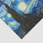 Die Sternennacht von Vincent Van Gogh Seidenpapier (Ausschnitt)