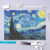 Die Sternennacht von Vincent Van Gogh Seidenpapier (Handwerk)