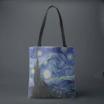 Die Sternennacht von Vincent Van Gogh Tasche<br><div class="desc">Van Gogh feiert die Meister der Kunst</div>