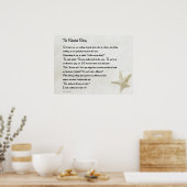 Die Sternfisch-Geschichte Poster (Küche)