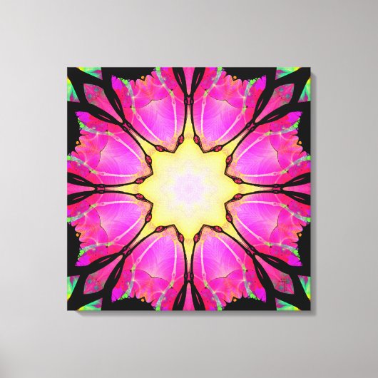 Die sternförmige Leinwand drucken (Vorderseite)