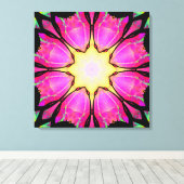 Die sternförmige Leinwand drucken (Insitu (Holzboden))