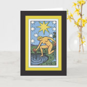 Die Sterngrüßkarte Karte (Gelbe Blume)