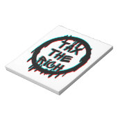 Die Steuer auf das Reiche Notizblock (Rotiert)