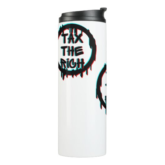 Die Steuer auf das Reiche Thermosbecher (Nach links gedreht)