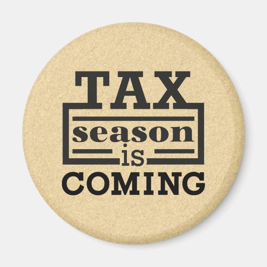 Die Steuersaison kommt Magnet (Vorne)