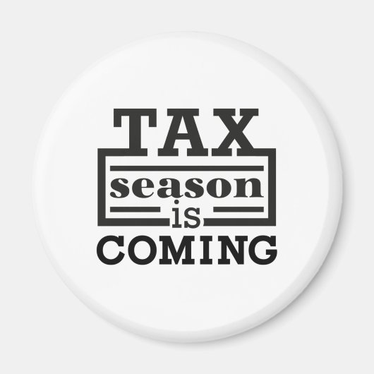 Die Steuersaison kommt Magnet (Vorne)