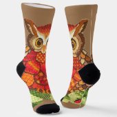 Die Stichery Socken der Owl (Gewinkelt)