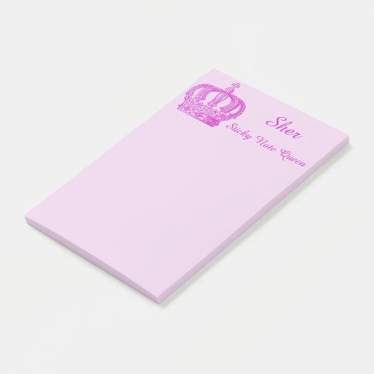 Die Sticky Note Queen Post-It-Notes Post-it Klebezettel (angewinkelt)