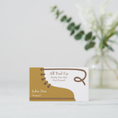 Die Stiefel-Visitenkarte Visitenkarte (Stehend Vorderseite)