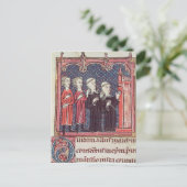 Die Stiftung eines Klosters Postkarte (Stehend Vorderseite)