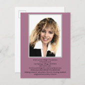 Die Stiftung Ishah Laurah Wright Einladungspostkarte (Vorne/Hinten)