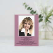 Die Stiftung Ishah Laurah Wright Einladungspostkarte (Stehend Vorderseite)