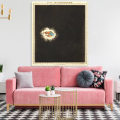 Die Stiftung Rom 753 v. Chr. Leinwanddruck (Insitu (Wohnzimmer))