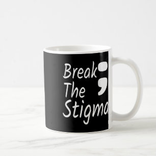 Die Stigma Semicolon Suizidprävention durch Krieg Kaffeetasse