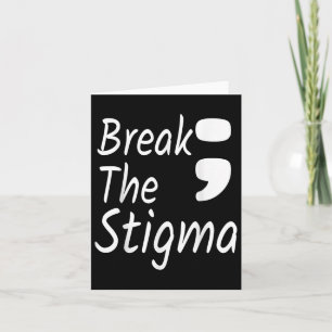 Die Stigma Semicolon Suizidprävention durch Krieg Karte