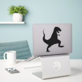 DIE-STIL-DINOSAUR-DEKALKSTICKER AUFKLEBER (Laptop auf Schreibtisch)