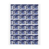 Die Stile der Chromfaser der Great Hokusai Wave (Bogen)