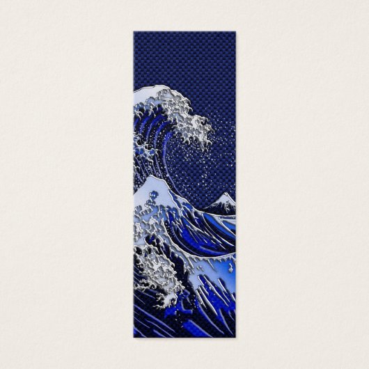 Die Stile der Chromfaser der Great Hokusai Wave (Vorderseite)