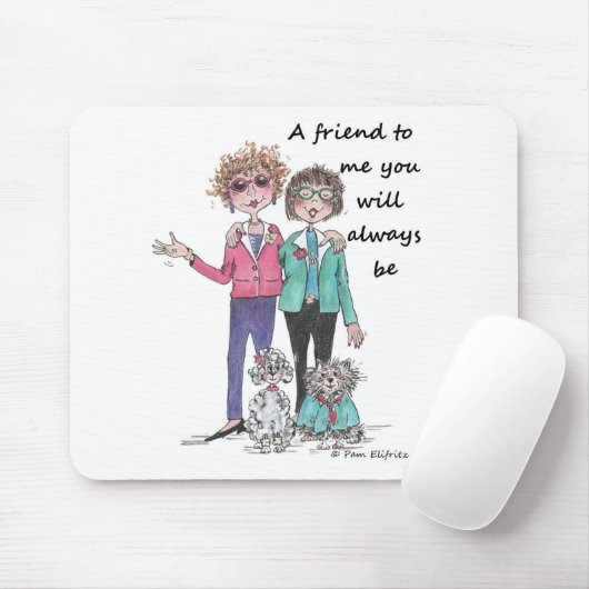 Die Stile kommen und gehen, eine weiche Karikatur, Mousepad (Mit Mouse)