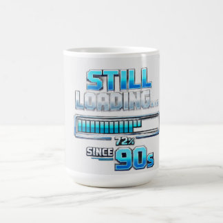 Die „Still Loading… Since 90s“ Kaffeetasse