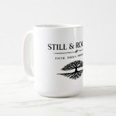 Die Still & Rooted Kaffeetasse (Vorderseite Links)