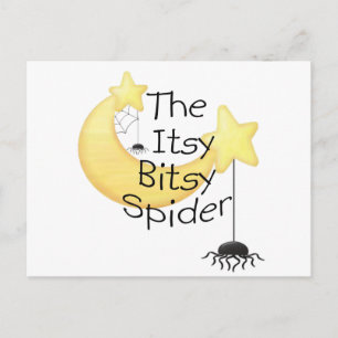 Die stille bitsy Spider Postkarte