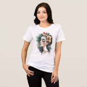 Die Stille der Flora und Fauna Tri-Blend Shirt (Vorderseite voll)