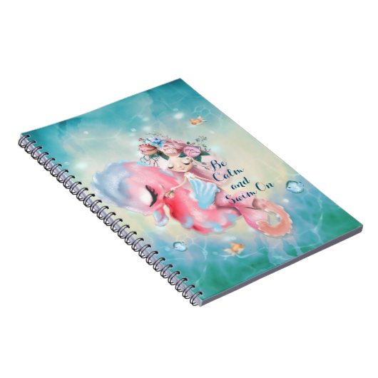 Die Stille der Meerjungfrau Behalte Ruhe und schwi Notizblock (Rechte Seite)