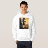 Die Stille der Zen-Buddha-Aquarellmeditation Hoodie (Vorne ganz)
