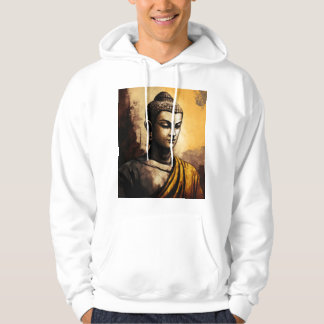 Die Stille der Zen-Buddha-Aquarellmeditation Hoodie