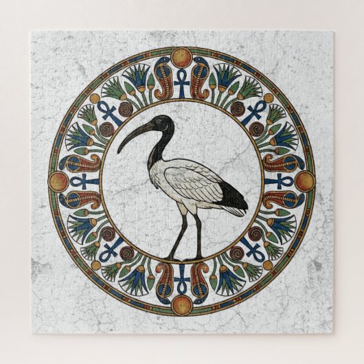 Die Stille des Wissens: Heiliger Ibis des Thoth Puzzle (Vertikal)