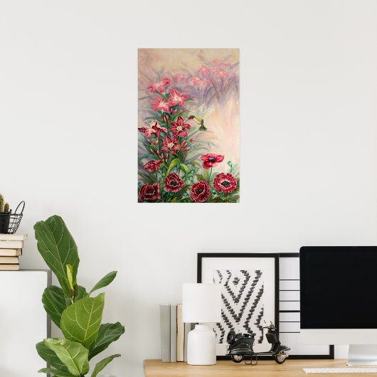 Die Stille eines Vogels Poster (Heimbüro)