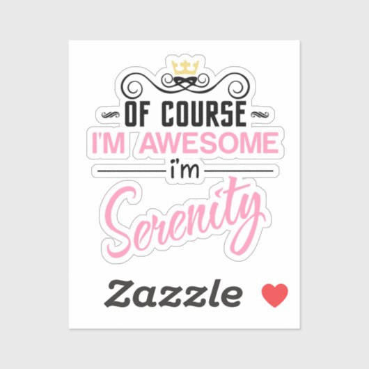 Die Stille, ich bin Phantastisch Aufkleber (Blatt)