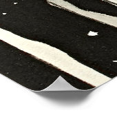 Die Stille im Schnee: Heron von Ohara Koson Poster (Ecke)