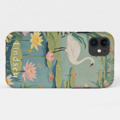 Die Stille: Lily Pond Swan Case-Mate iPhone Hülle (Rückseite (Horizontal))