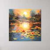 Die Stille Monets Leinwanddruck (Vorderseite)