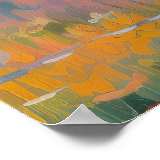 Die Stille Monets Poster (Ecke)