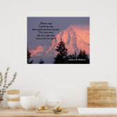 Die Stille Morgendämmerung Poster (Küche)