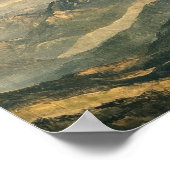 Die stille Resonanz zeitloser Gipfel Poster (Ecke)