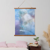 Die stille Seherin  Wandteppich Mit Holzrahmen (Schlafzimmer)