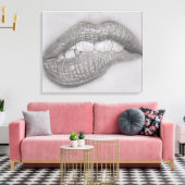 Die stille Spannung Leinwanddruck (Insitu (Wohnzimmer))