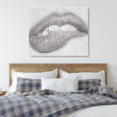 Die stille Spannung Leinwanddruck (Insitu (Schlafzimmer))