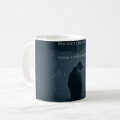 Die stille Spirale – Realistisches Überdenken-T-Sh Kaffeetasse (Vorderseite Links)