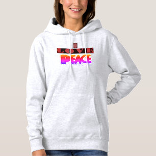 Die stille Stärke   "Ich liebe Frieden" Inspiriere Hoodie