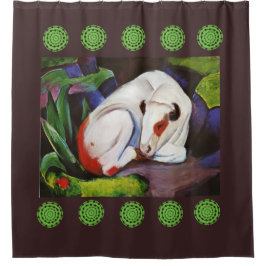 Die Stille steuern Duschvorhang