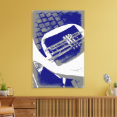 Die stille Trompete Leinwanddruck (Insitu (Wohnzimmer))