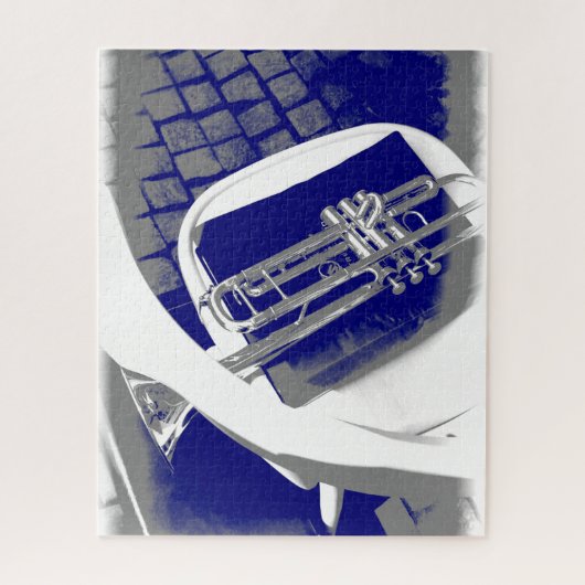 Die stille Trompete Puzzle (Vertikal)