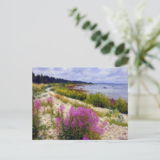 Die Stille von Vormsi Postkarte (Stehend Vorderseite)